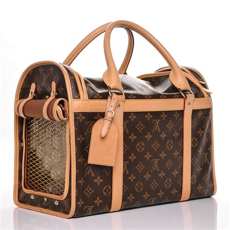 louis vuitton garment carrier bag|authentic louis vuitton pet carrier.